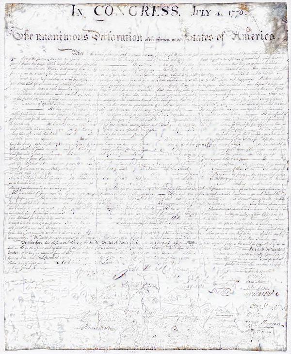 AI Enhancement of the original Declaration of Independence